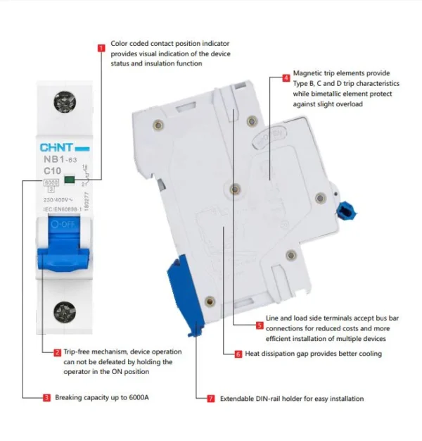 DC Circuit Breaker (63A) - Image 2